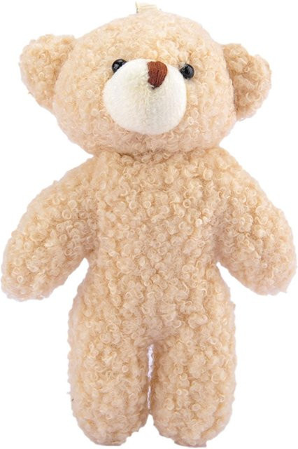Wosawe Bär Plüsch Schlüsselanhänger Mini, beige - Bild 1