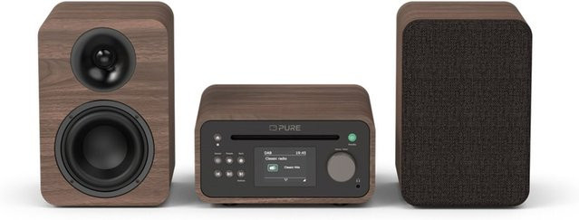Pure Classic Stereo Mini Hifi-System in Braun - Bild 1