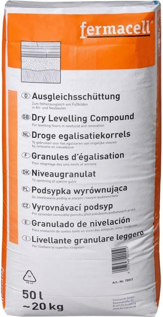Fermacell Ausgleichsschüttung Dry Screed in Grau und Weiß - Bild 1