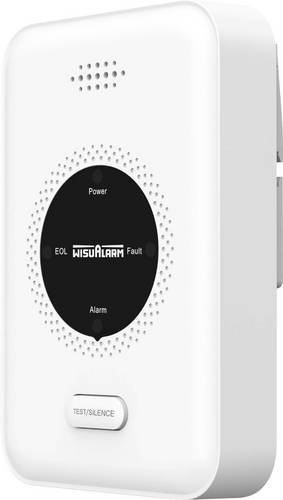 Wisualarm DHI-HY-GA20A-R8 Gasmelder in Weiß, vernetzbar und netzbetrieben zur Detektion von Methan - Bild 1