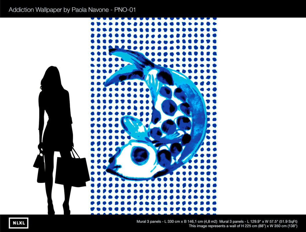 NLXL Wallpaper Addiction 01 Tapete mit Animal Print Design in Blau - Bild 3