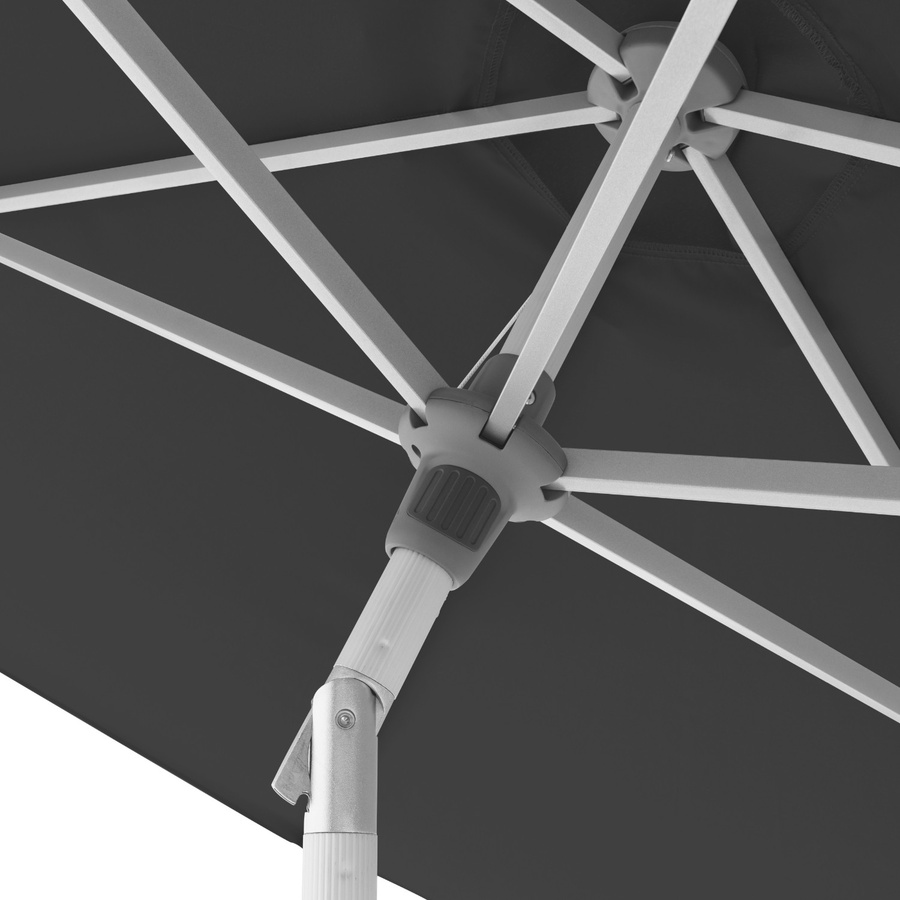 Doppler Sonnenschirm Act Auto-Tilt 305 Mittelstockschirm in Anthrazit mit Ø 305 cm - Bild 4