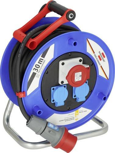Brennenstuhl Industrie-Kabeltrommel Garant CEE 1 Schwarz mit 30 m H07RN-F Kabel IP44 - Bild 1