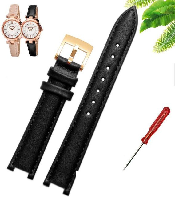 Folli Follie Uhrenarmband Leder, Schwarz, Damen - Bild 1