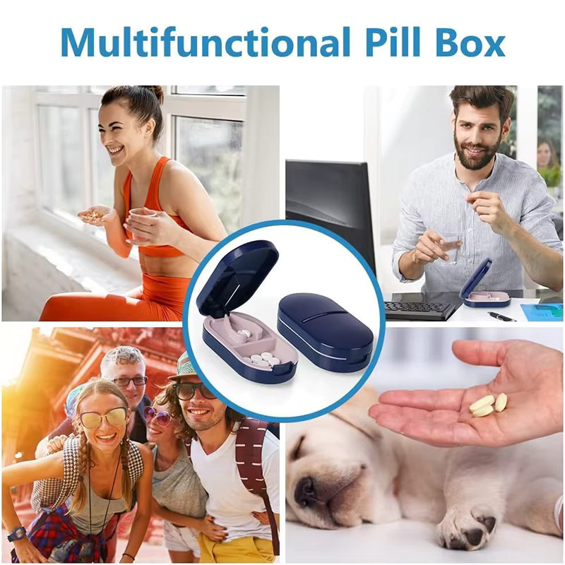 Untior 2-in-1 Pillenorganizer und Pillenschneider - Bild 6