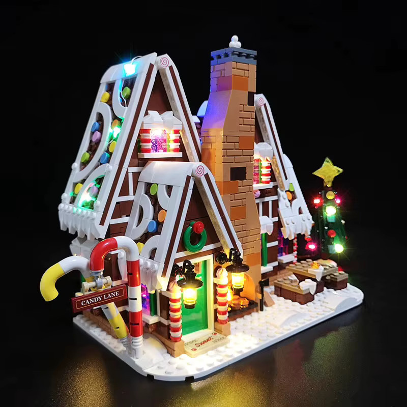LYBMTWF LED-Beleuchtungsset RGB Multicolour für Lego 10267 Weihnachts-Lebkuchenhaus - Bild 2