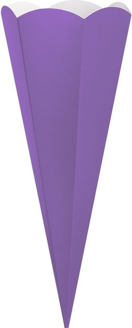Schultüten-Zuschnitt in Violett - Bild 1