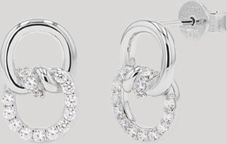 Joop! Ohrstecker 925 Silber, Zirkonia, Damen - Bild 1