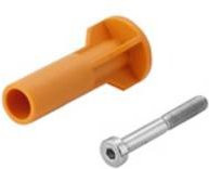 Weidmüller Berührungsschutz HDC HP 250 SHOCKPROTEC in Orange aus Aluminium - Bild 1
