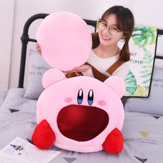 Bandai Kirby Plüschpuppe, Rosa, Plüsch / Textil - Bild 1