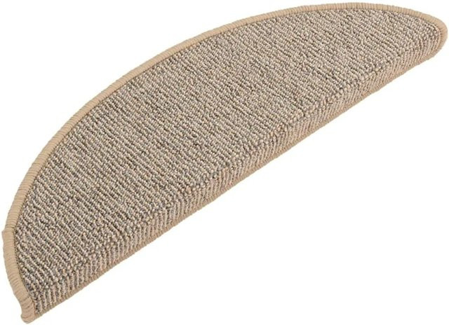 vidaXL Treppenmatten 15 Stück, Braun, rutschfest und schalldämmend, B/T/H: 56 x 17 x 3 cm - Bild 1