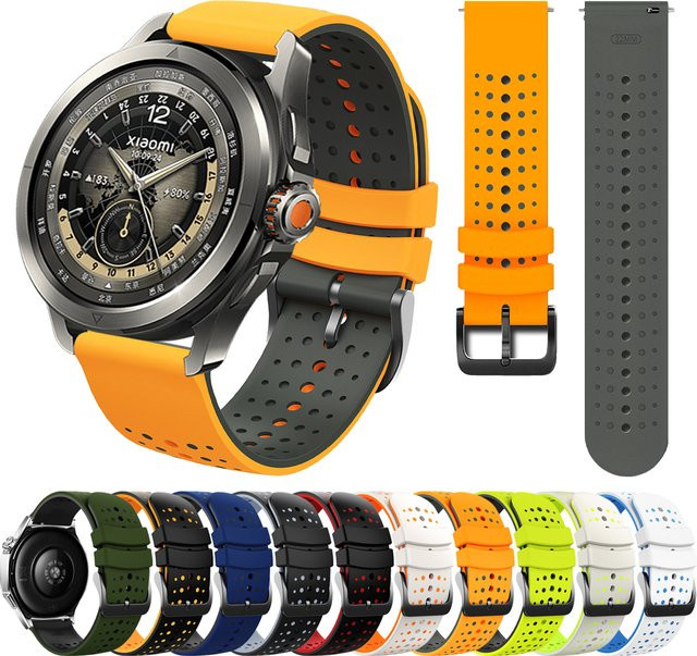 Xiaomi Uhrenarmband Silikon, 22 mm, Bunt - Bild 1