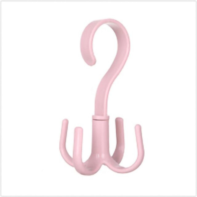 Multifunktionaler rotierender Handtaschen-Aufhänger und Schal-Halter im Nordic-Design von TOMTOP JMS, Farbe: Rosa - Bild 1