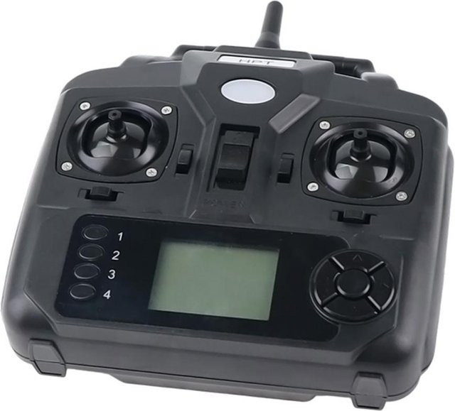 TOMTOP Fernbedienung für GPS-Angelköderboot R18 CTV18 V18 C118 mit Dual-Hand-LCD in Schwarz - Bild 1