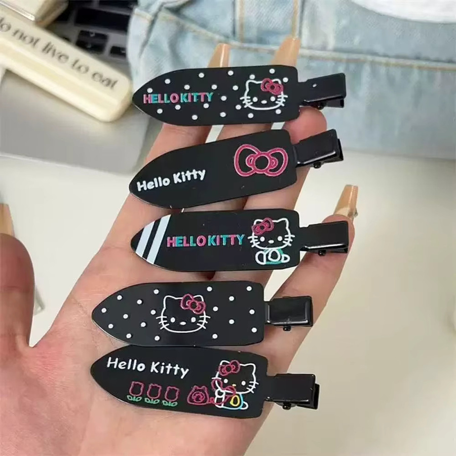 Sanrio Black Kitty Haarclips, 5 Stück, Kinder - Bild 4