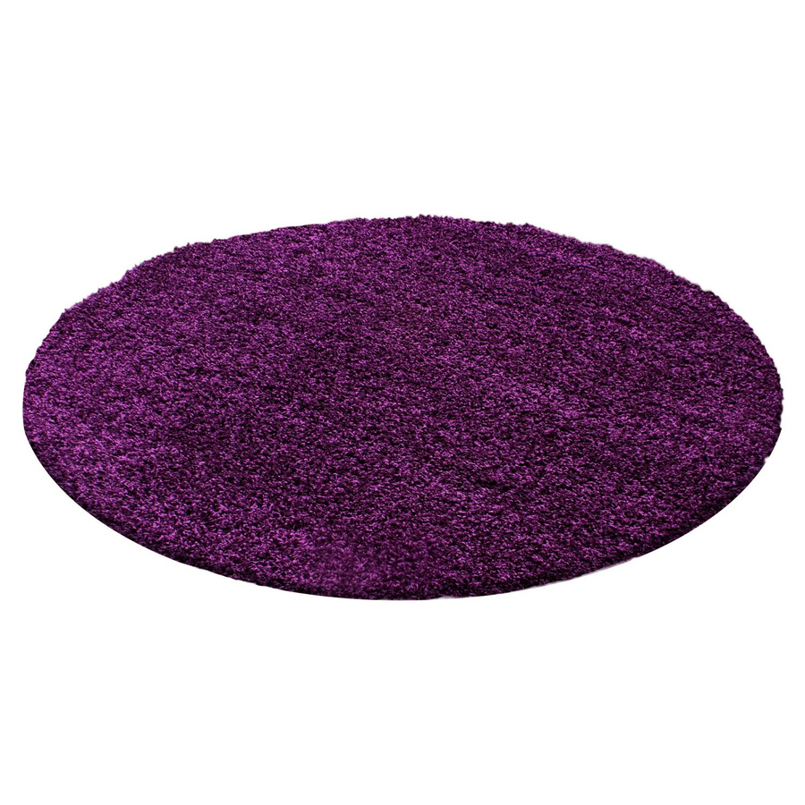 Ayyildiz Hochflorteppich Life Shaggy rund in Lila, Durchmesser: 160 cm - Bild 3
