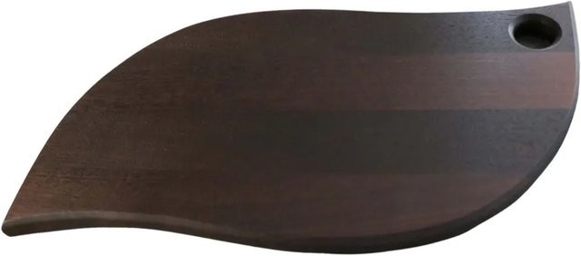 DELUKE Schneidebrett OLLI aus Birkenholz mit Griff, Farbe: Braun, B/T/H: 39 x 18 x 1,8 cm - Bild 1