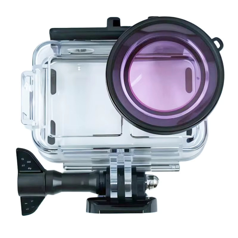 Wasserdichtes Gehäuse mit Filter für DJI Action 3, Action 4 und Action 5 Pro in Transparent - Bild 4