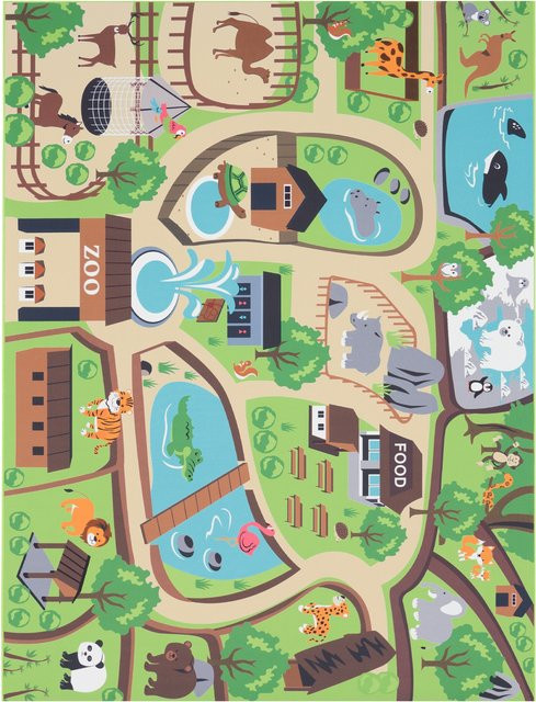 Kinderteppich Bini beige für das Kinderzimmer B/B: 120 x 160 cm - Bild 1