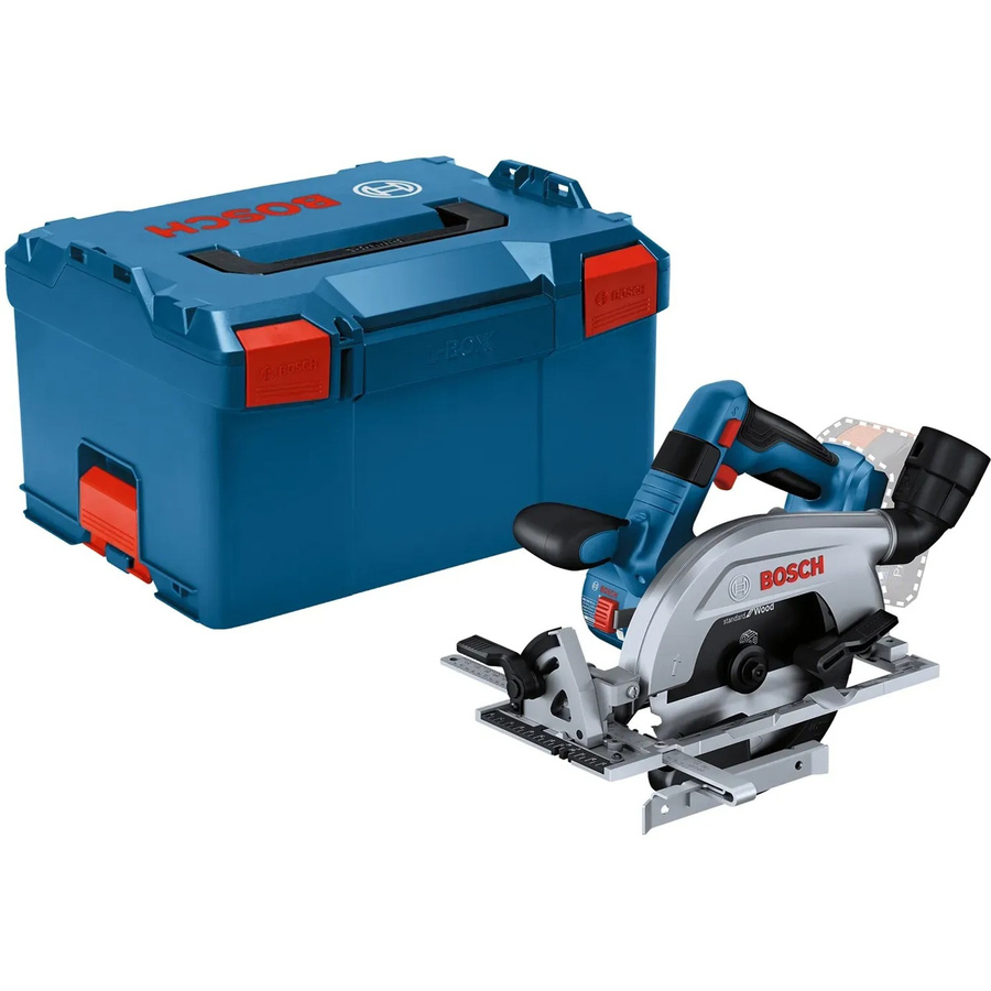 Bosch Professional Akku-Handkreissäge GKS 18V-57-2 L Solo mit L-Boxx in Blau/Schwarz - Bild 3