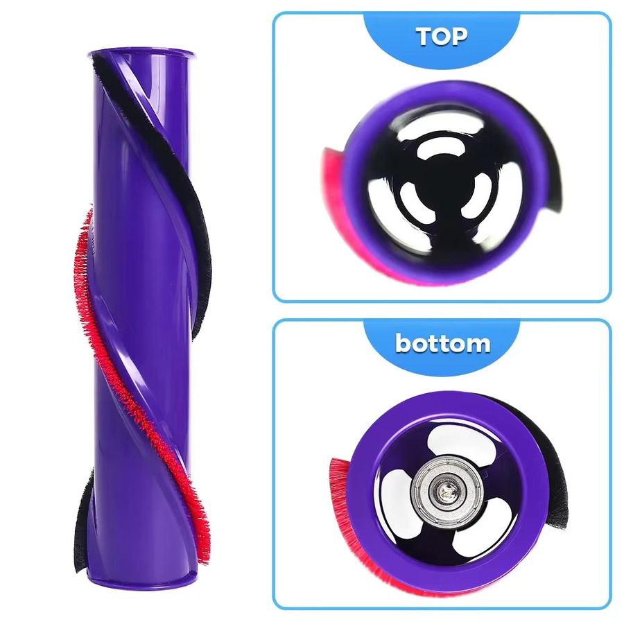 Dyson V10 Staubsauger Ersatzteil-Kit mit Hauptbürstenreinigerkopf und Rollenbürste in Lila - Bild 4