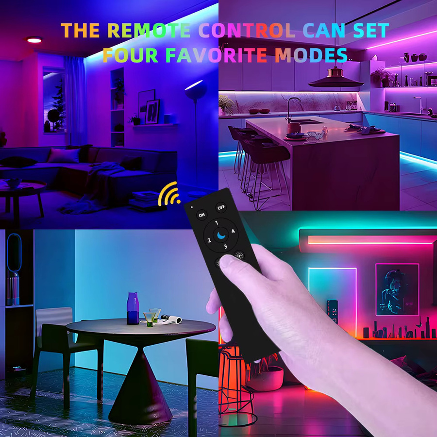 DOMRAEM WLED Controller ESP8266 ESP32 mit USB-C und Mikrofon für RGB IC digitale adressierbare Lichter WS2811 WS2812B WS2815 SK6812 mit WiFi und Fernbedienung - Bild 5