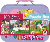 Bibi & Tina Puzzle-Set im Metallkoffer von Schmidt Spiele für Kinder ab 6 Jahren - Bild 1