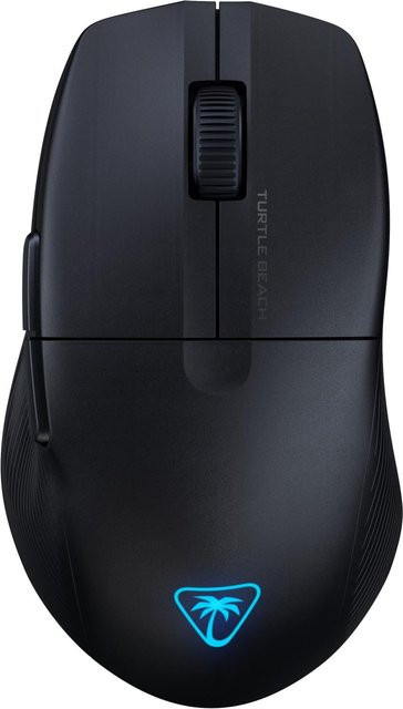 Turtle Beach Pure Air Kabellose Gaming-Maus mit RGB-Beleuchtung, optischer Sensor mit 26.000 DPI, Bluetooth und USB-C, Halbtransparent Schwarz - Bild 1