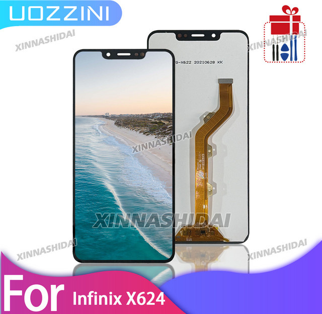 LCD Display Touchscreen Digitizer Montage für Infinix X624 in Schwarz - Bild 1