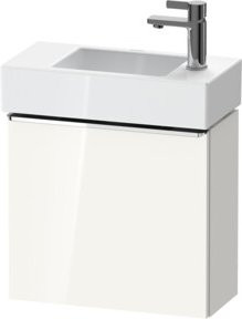 Duravit Waschtischunterschrank D-Neo, Weiß Hochglanz, 1 Tür, Wandmontage, B/T/H: 48,4 x 22,2 x 44 cm - Bild 1