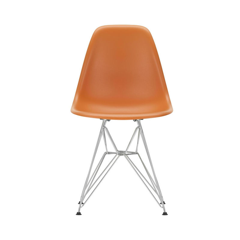 Vitra DSR Eames Plastic Side Chair aus Polypropylen in Orange matt - Bild 3