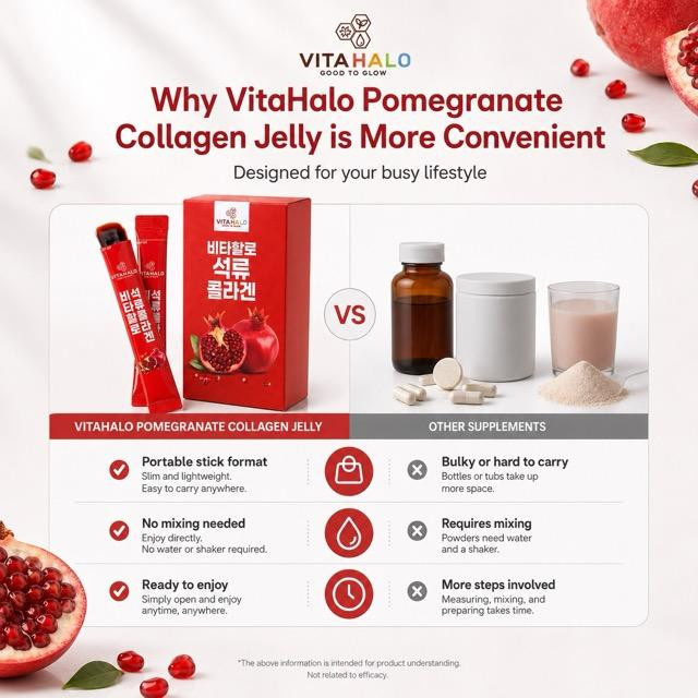 VITAHALO Granatapfel Kollagen Gelee Stick, 20g - Bild 2