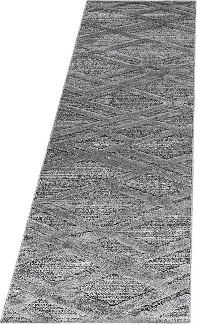 Ayyildiz Hochflorteppich Pisa 4706 Grau B: 80 cm, L: 250 cm - Bild 1