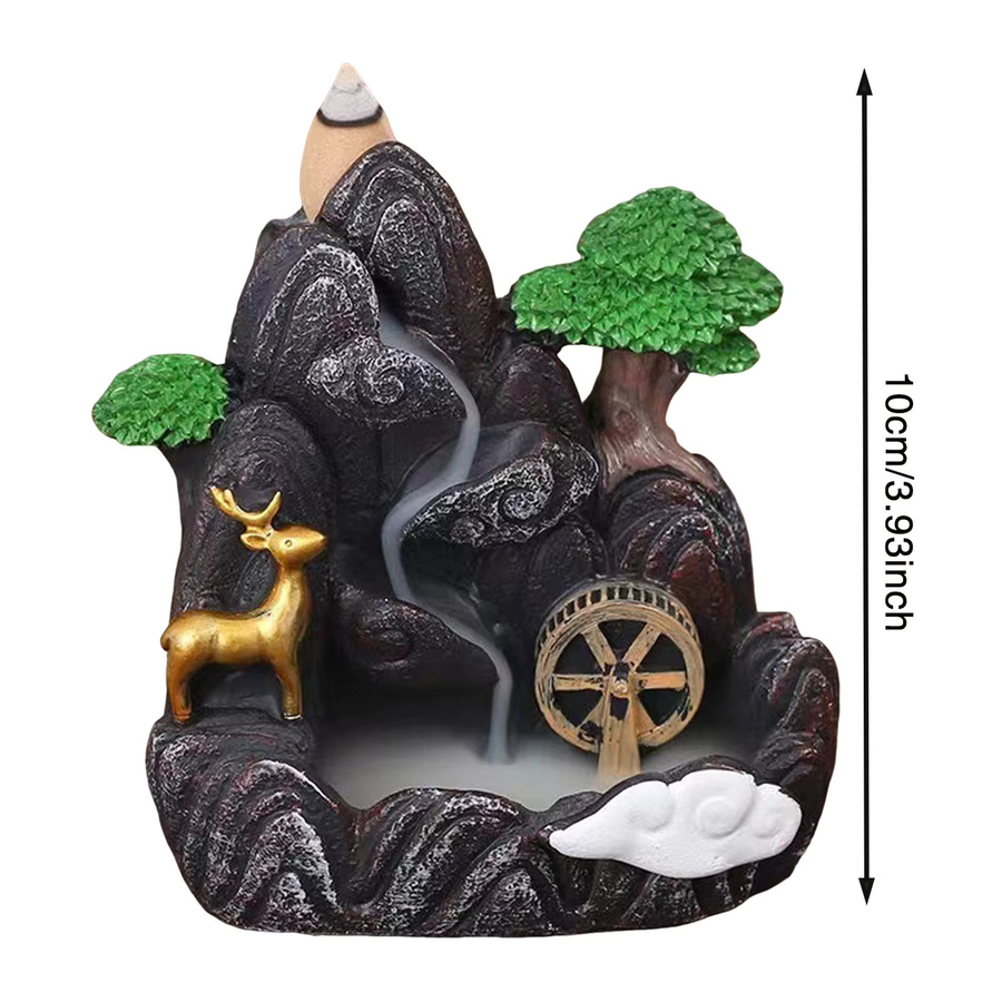 Mountain River Räucherstäbchenhalter im Retro-Design für Sandelholz zur Entspannung und Meditation - Bild 2