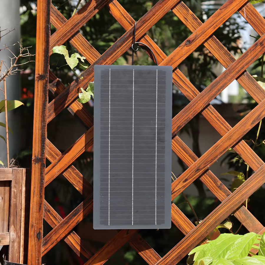 xinpuguang Solarpanel Kit 11W 12V Hocheffizientes Solar-Erhaltungsladegerät IP65 Wasserdicht in Schwarz - Bild 4