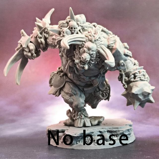 Juggernaut Minotaur, Harzmodellfigur, Fantasy, 55 mm, unmontierter und unbemalter Bausatz - Bild 1