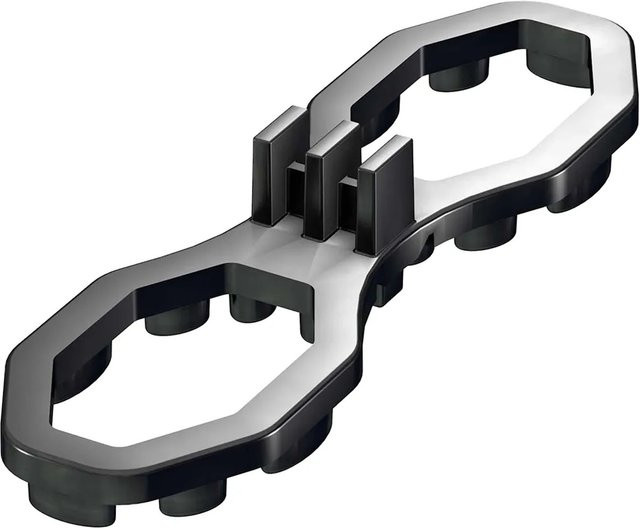 GS Terrassen Abstandshalter aus Kunststoff in Schwarz, 7 mm Abstand zwischen Holzdielen, 100 Stück - Bild 1