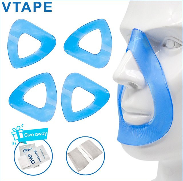 Nasengel-Pads für CPAP-Nasenmasken, 4er-Pack, Unisex - Bild 1