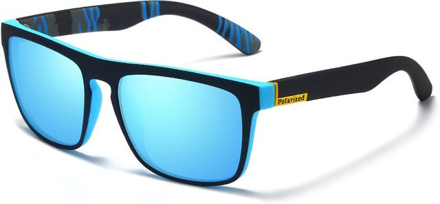 CHUANCHEN Sonnenbrille Retro, Vollrand, Kunststoff, Herren, polarisiert - Bild 1
