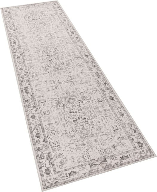 Waschbarer Sami Teppich Grau Anthrazit Modern Rutschfest B/T: 80 x 300 cm - Bild 1