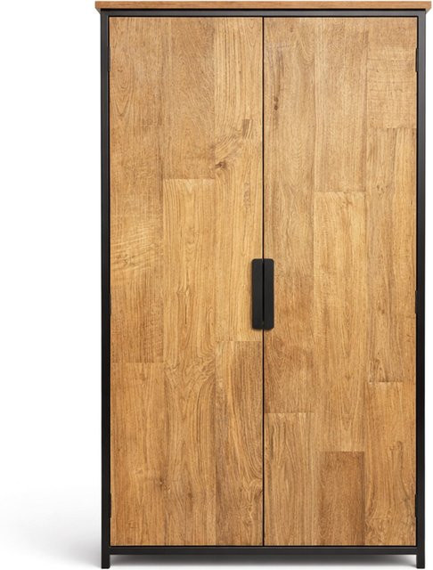 Livingfurn Schrank Tomar aus Teakholz und Metall in Braun - Bild 1