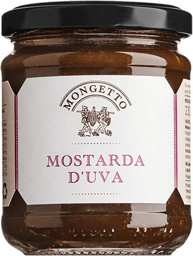 Il Mongetto Würzmus Mostarda aus dunklen Trauben 230 g - Bild 1