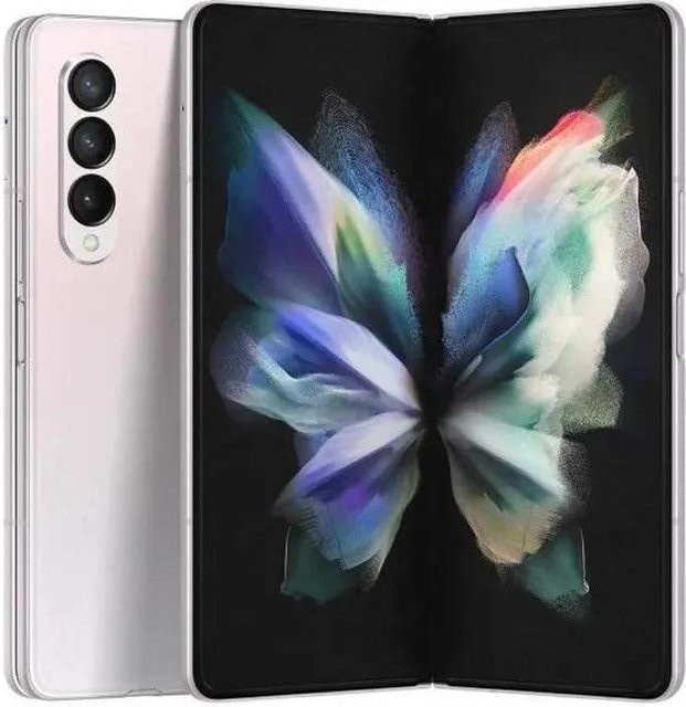 Samsung Galaxy Z Fold3 5G Faltbares Android-Smartphone Dual-SIM 256GB White - Bild 1