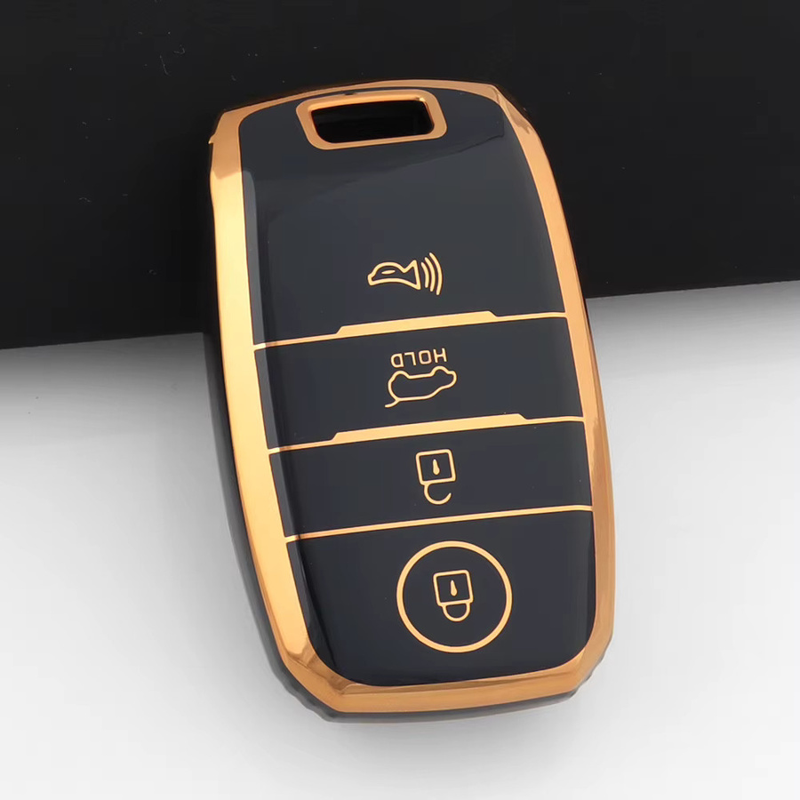 Kuvi 4-Tasten TPU Autoschlüsselhülle für KIA Rio, Sportage, Ceed, Cerato, K3, KX3, K4, K5, Sorento, Optima und Picanto - Bild 2