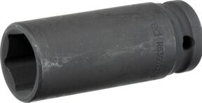 Gedore RED Schlagschraubereinsatz Nuss 1/2 Zoll 12,5 mm Antrieb 6-kant SW 22 mm lang Schwarz aus Edelstahl - Bild 1