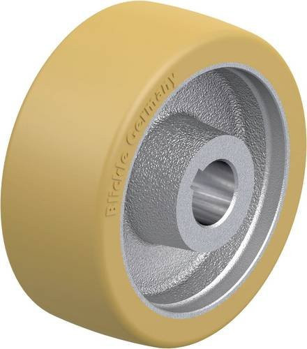 Blickle Schwerlast-Antriebsrad GVUN 127/25H7 in Silber und Gelb mit 650 kg Tragfähigkeit und 125 mm Durchmesser - Bild 1