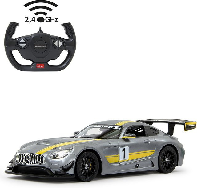 Jamara Mercedes-AMG GT3 Performance ferngesteuertes Fahrzeug 1:14 grau - Bild 4