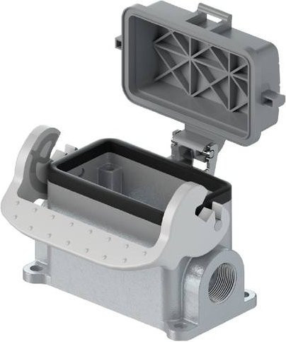 Wieland Electric Gehäuseunterteil 71.340.1035.1 in Grau aus Aluminium - Bild 1