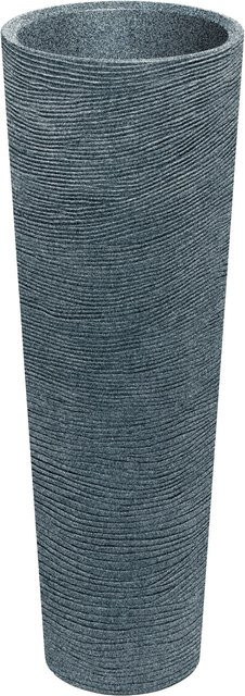 Prosperplast Blumentopf Tubra Schlank Hoch in Granit, Durchmesser: 40 cm, Höhe: 110 cm - Bild 1