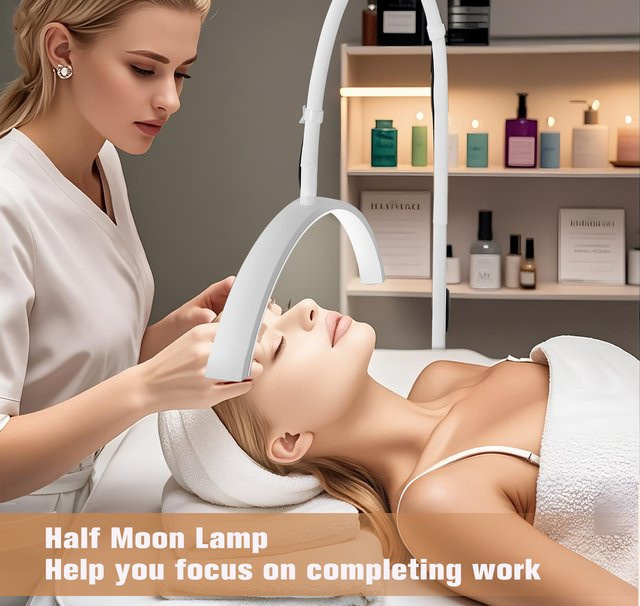 Topwinson Beauty-Ringlicht mit 3 Farbtönen, 10 Helligkeitsstufen und verstellbarem 360 Grad Schwanenhals - Bild 1